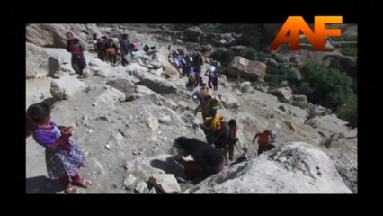 Aid delivered to Yazidis hiding in Iraqi mountains