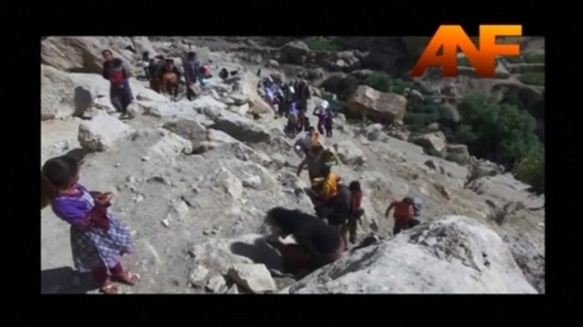 Aid delivered to Yazidis hiding in Iraqi mountains