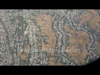 Fantastic aerial view of Imphal city, Manipur