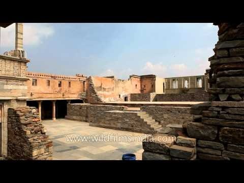 Structures inside Chittorgarh Fort : Rajasthan