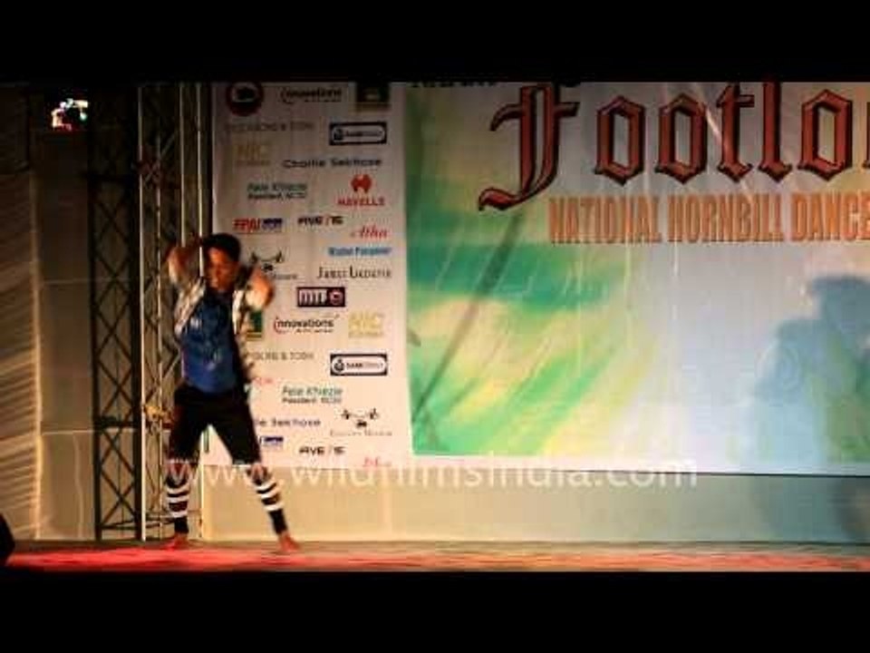 Contemporary dance style performed at Hornbill Footloose Competition