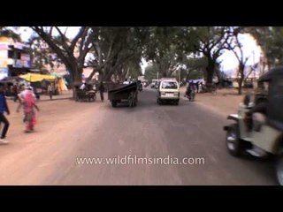 Driving to Jaipur through busy roads of Dausa