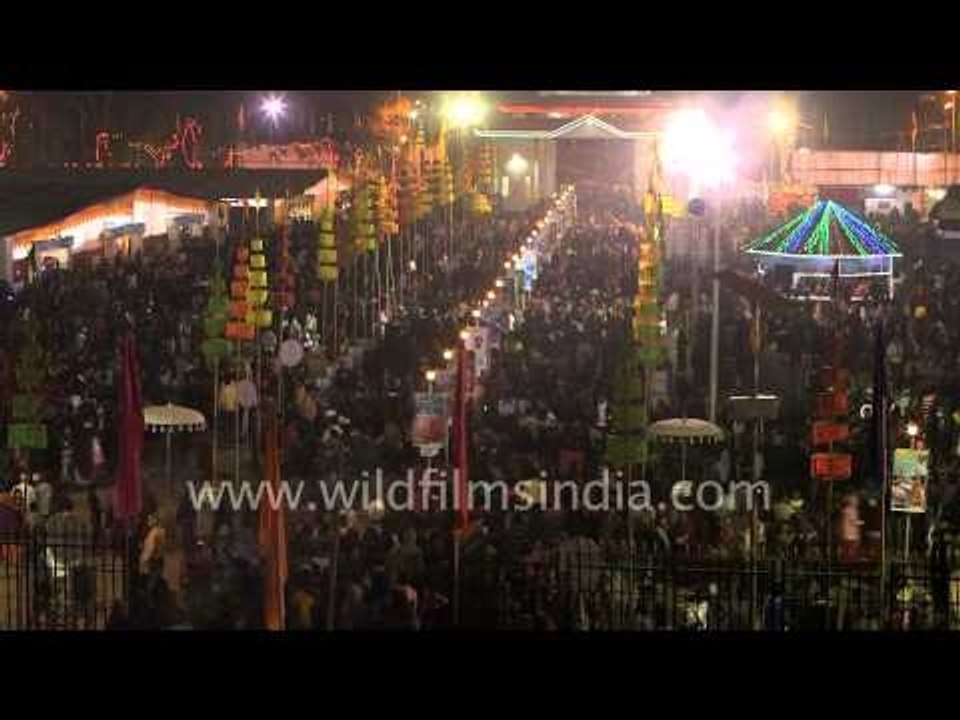 Timelapse main venue of Sangai festival