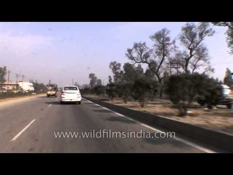 Following a Haryana Roadways bus on the way to Meerut