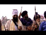 Group of Nihang Sikhs in Punjab