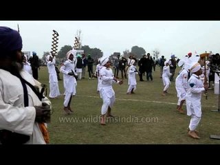 Bhangra dance performed at Kila Raipur Sports Festival