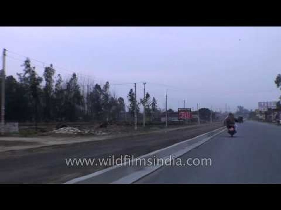 On the way to Muzaffarnagar