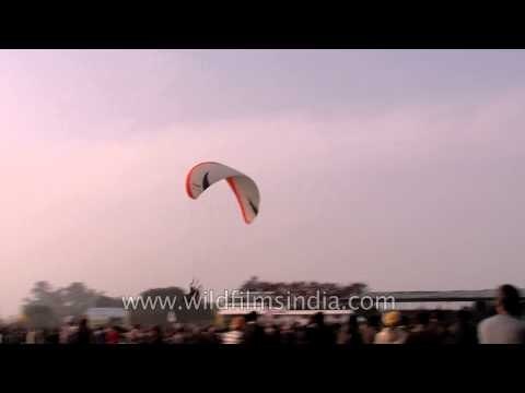 New sport of India: Paragliding at Rural Olympics