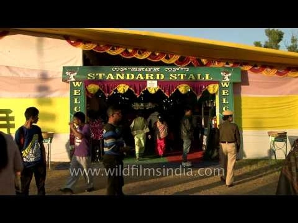 Entrance of Standard stall at sangai festival