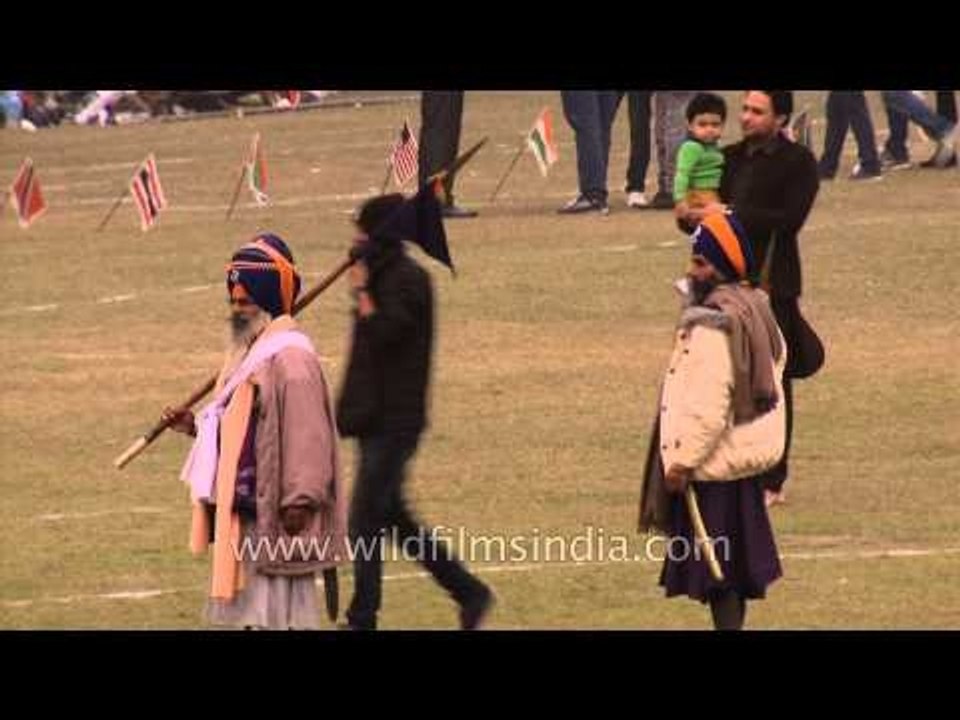Nihang Sikh at the Kila Raipur Sports Festival