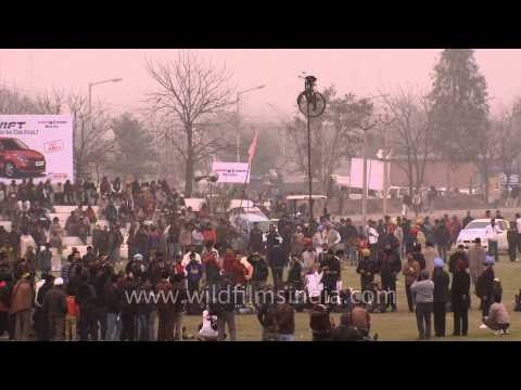 Unique way of weight lifting at Kila Raipur rural olympics