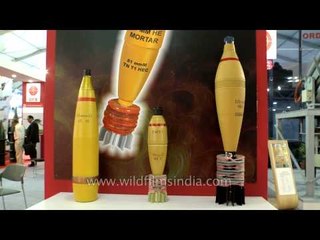 Mortar Bombs and Calibre Explosive at Defexpo 2014
