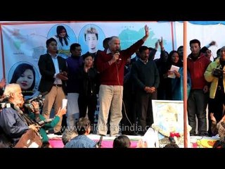 Education Minister Manish Sisodia joins NE protesters