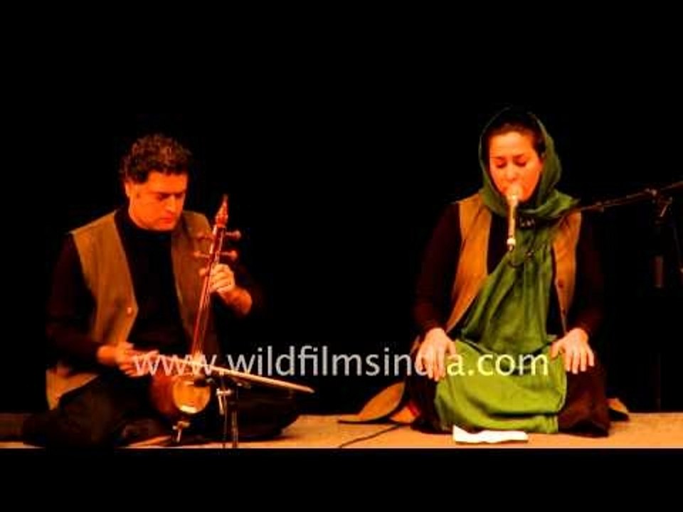 Win-bang group from Iran performing at Kamani auditorium