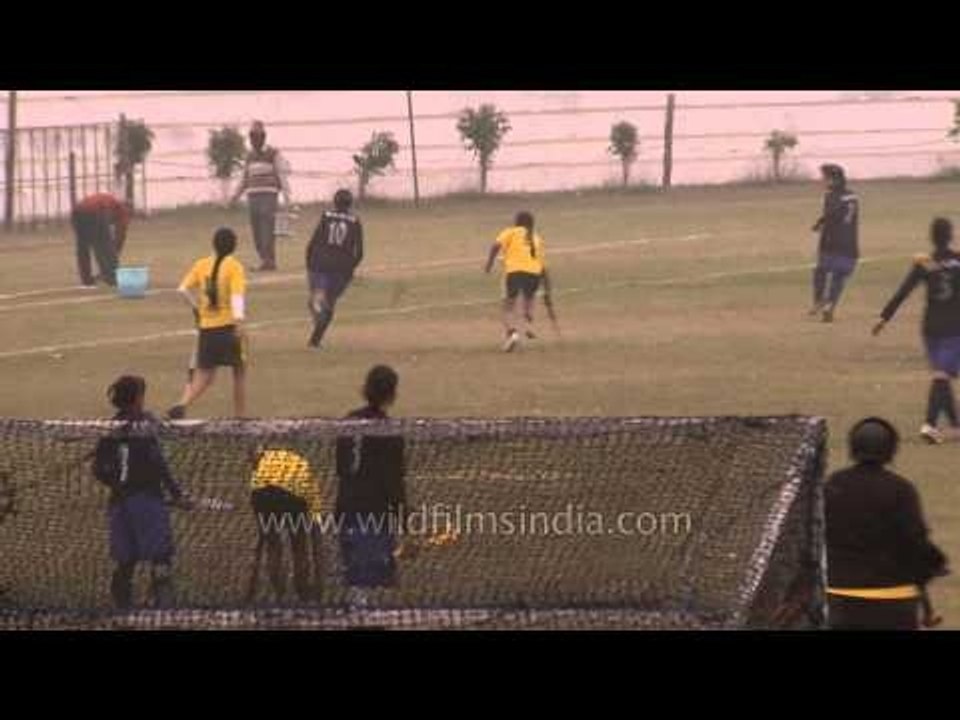 Hockey team players in full action : Kila Raipur, Ludhiana