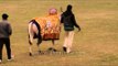 Bull and horses prepared for the race at Kila Raipur Sports Festival