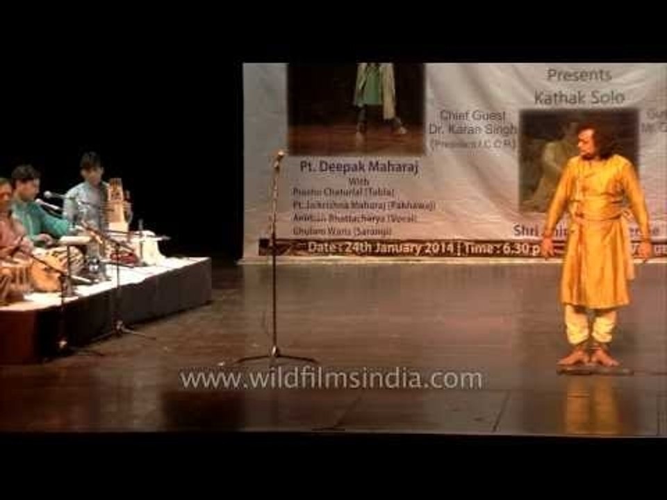 Perfect synchronization of music and feet by Deepak Maharaj
