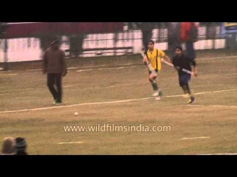 Hockey players in full action - Kila Raipur Sports Festival