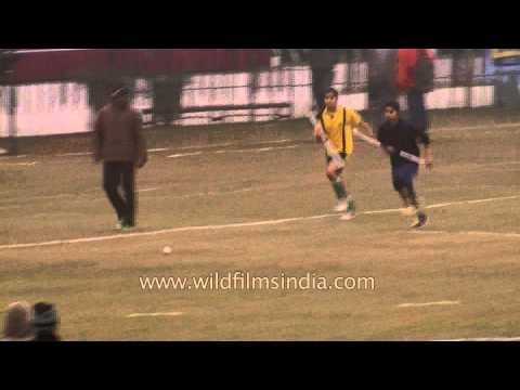 Hockey players in full action - Kila Raipur Sports Festival
