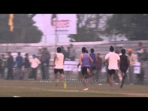 Running race competition at Kila Raipur Sports Festival