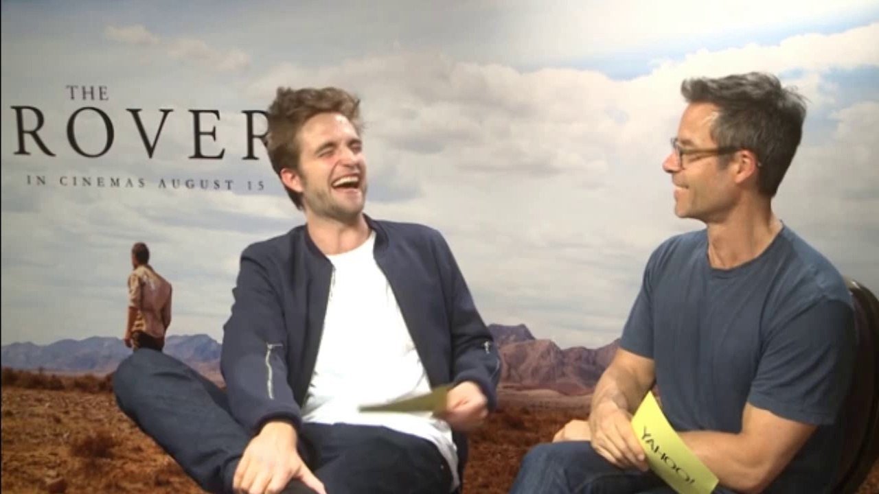 06.08.2014 UK Press JunketThe Rover Preview#1 Rob and Guy interview for Yahoo