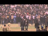 Spectators assembled to watch the match: Rural Olympics