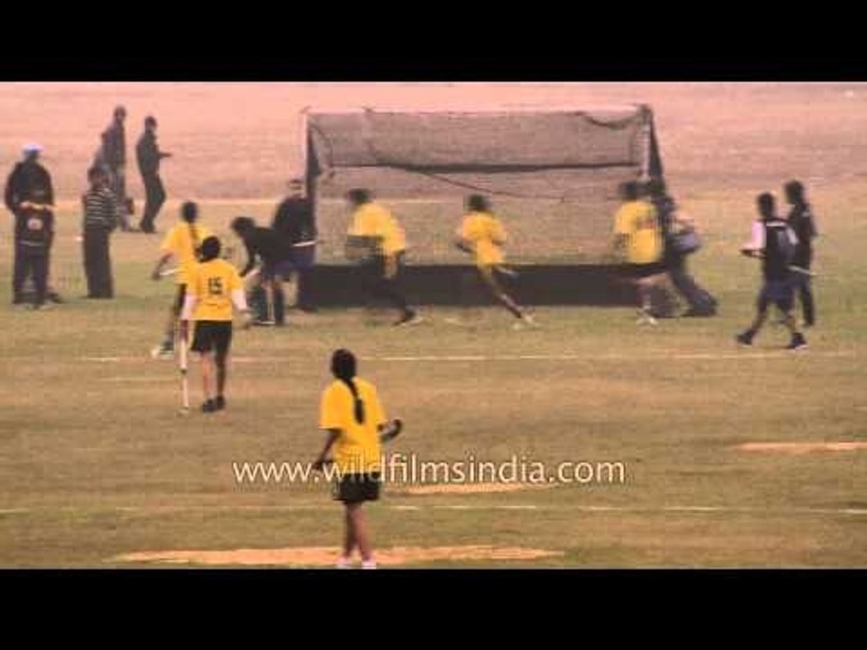 Indian womens' hockey match at Kila Raipur Sports Festival