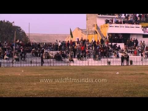 The spirit of Punjab : bullock cart race in progress