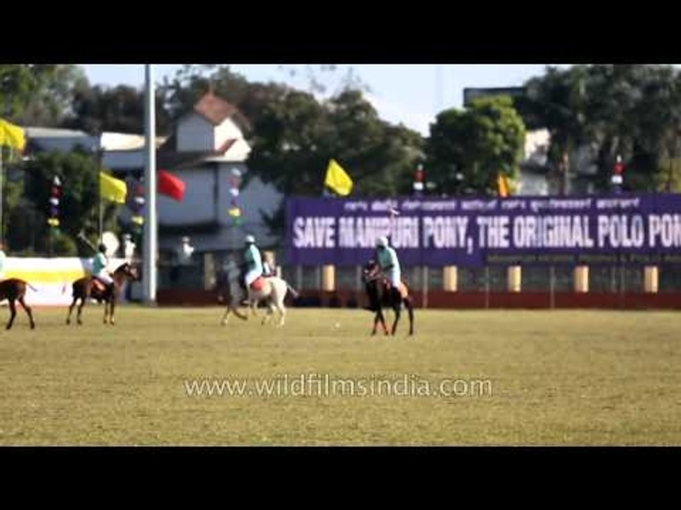 India vs USA at 7th Manipur Polo International 2013