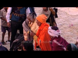 Hindu's holy man 'sadhu' at Gangasagar mela