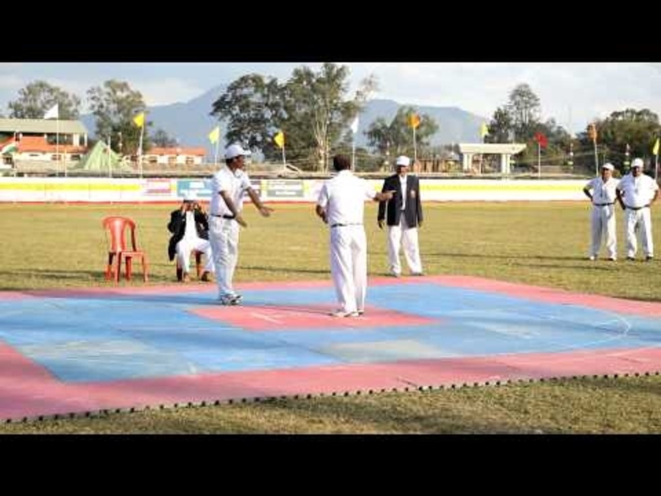 Wrestling match at Mapal Kangjeibung, Imphal