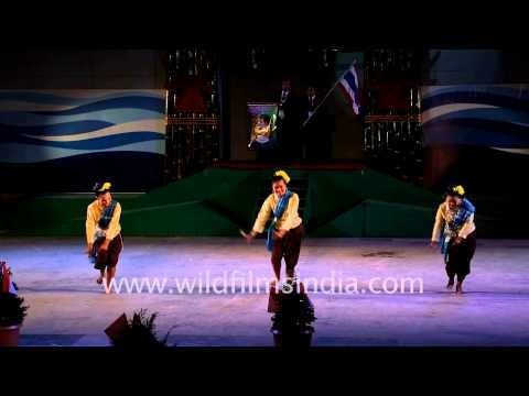 Cultural troupes from Surendra Rajabhat University, Thailand performed at Sangai Fest