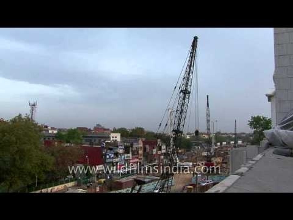 Delhi Metro construction