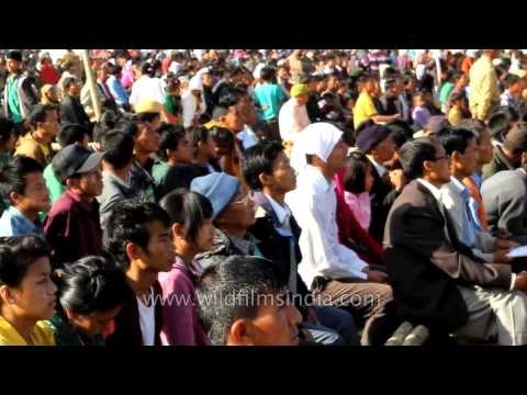 Huge crowd gathered to witness the Orange Festival, Tamenglong