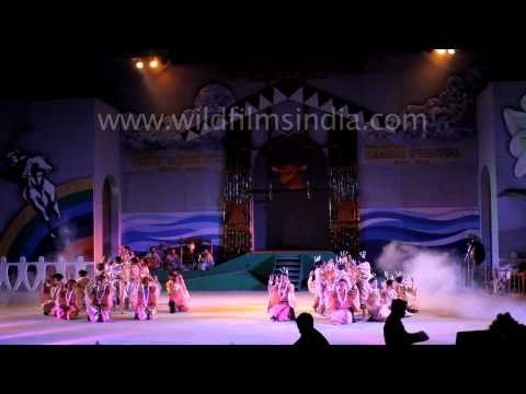 Choreographic dance at the closing ceremony Sangai Fest