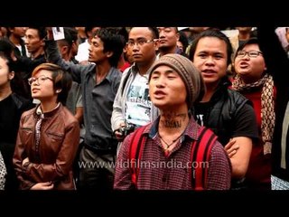 Delhi police shamed: NE protest against killing of Nido