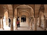 Beautiful artwork inside the Amber Fort- Jaipur