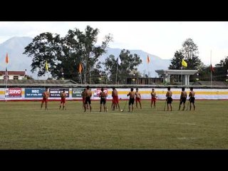 Hockey players on the field - at Mapal Kangjeibung, Imphal