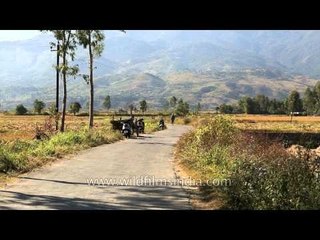 Way towards the Sadu Chiru waterfall,Imphal