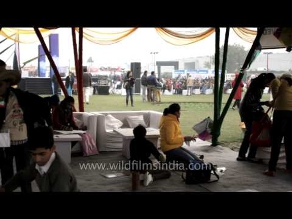 Kite painting competition - at International Ki...