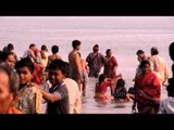 Devotees bathe at Ganga Sagar on the occasion of Makar Sankranti