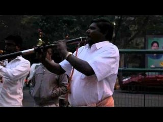 Ensemble of nadaswaram and thavils during Pongal