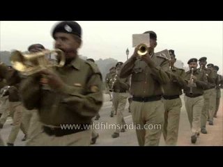 Rehearsal going on at Rajpath for Republic Day