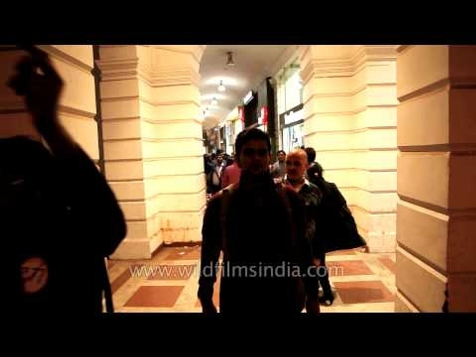 LGBT rights group walking on the streets of Delhi