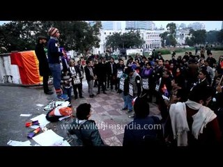 LGBT member holds protest in Delhi