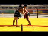 Wrestling - a Naga traditional game, at Hornbill Festival