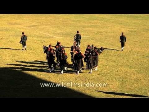 Mighty sounds of bagpipes and drums in Manipur