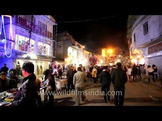 Glittery Kohima night bazar