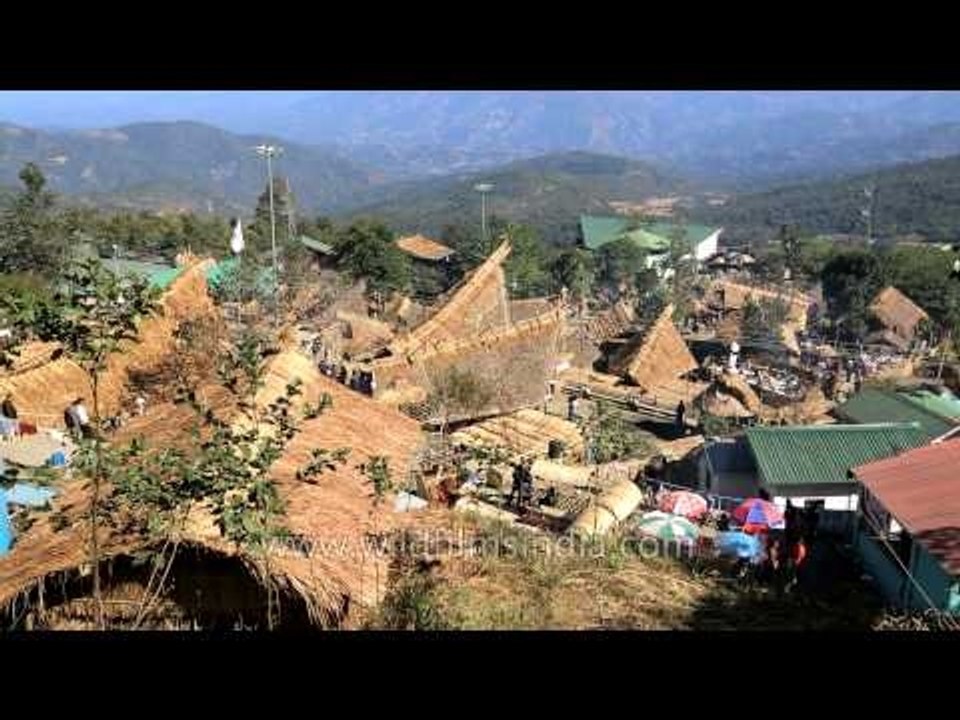 Scenic beauty of Naga Heritage village