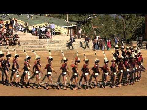 Traditional dance of Khiamniungan Naga - at Naga Heritage
